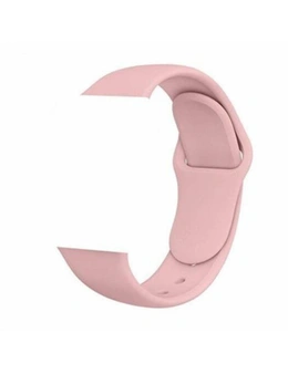 Soft Silicone Breathable Replacement Watch Band For Apple Watch Series 1/2/3/4- Pink 42/44Mm