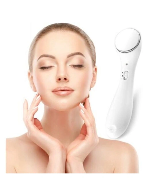 Multifunctional Anti-Wrinkle Facial Massager- White, hi-res image number null