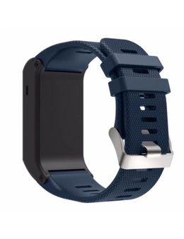 Sport Silicone Watch Band Wrist Strap For Garmin Vivoactive Hr- Midnight Blue
