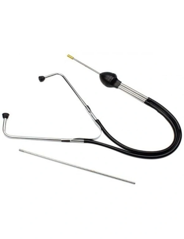 Steel Steel-Cylinder Stethoscope For Machinery- Black, hi-res image number null