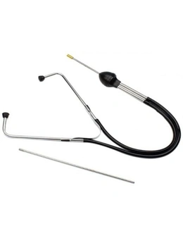 Steel Steel-Cylinder Stethoscope For Machinery- Black