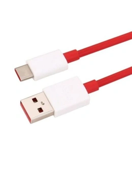Type C Usb Otg Adapter  Usb Type-C Quick Cable For Oneplus 7 Pro / 7 / 6T /6/5- Red