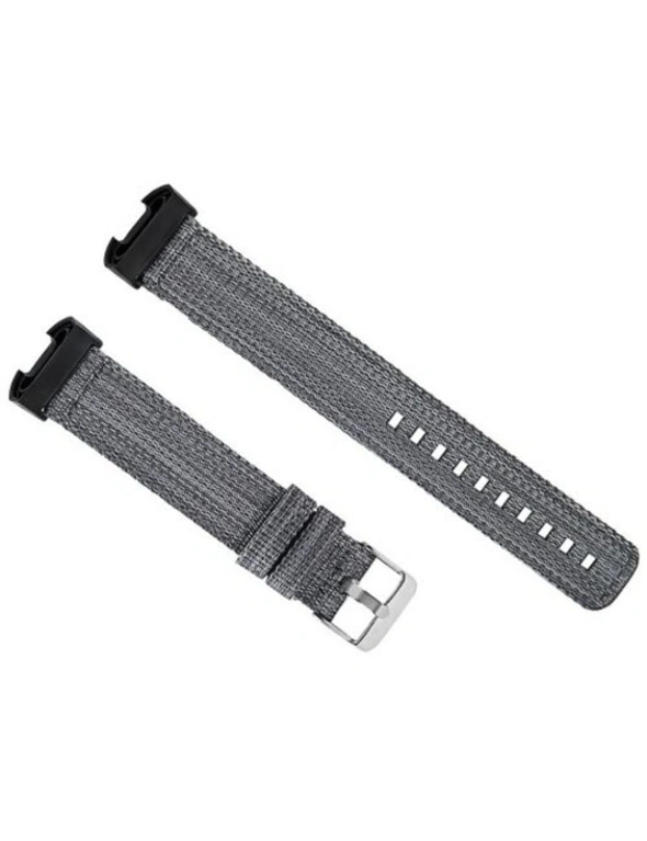 Nylon Watch Strap For Fitbit Charge 3- Black, hi-res image number null