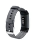 Nylon Watch Strap For Fitbit Charge 3- Black, hi-res