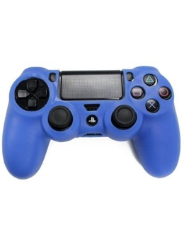 Ps4 Controller Skin Silicone Rubber Protective Grip Case For Sony Playstation 4 Wireless Dualshock Game Controllers- Blue