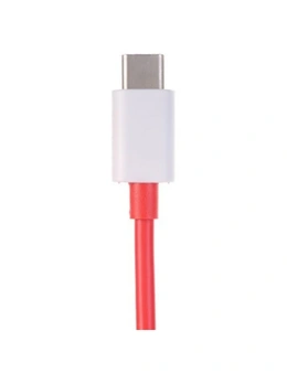 Usb Type-C Super Charge Cable For Oneplus 7 Pro/ Oneplus 7/Oneplus 6T/6/5T- Red