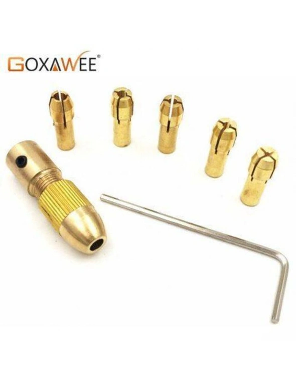 Mini Electric Drill Bit Brass Collet Micro Twist Drill Chuck Tools Adapter Mini Drill Accessories-, hi-res image number null