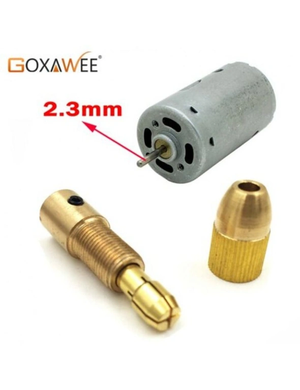 Mini Electric Drill Bit Brass Collet Micro Twist Drill Chuck Tools Adapter Mini Drill Accessories-, hi-res image number null