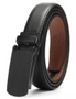 Men's Fashion Urban Business Automatic Buckle Belt- Black 120Cm, hi-res
