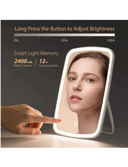 Zuodunzhudi Adjustable Angle Led Makeup Mirror- Natural White