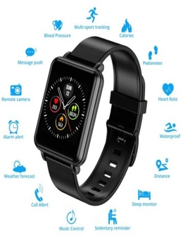 Colmi Land 1 Smart Watch With Fitness Tracker For Iphone And Andriod Phone- Black