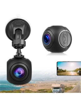 Mini Wifi Car Dash Cam Fhd 1080P Gps Camera Dashboard W/ G-Sensor Night Vision- Black - Standard
