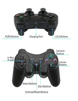 Ps3 Wireless Controller 2.4G Compatible With Sony Playstation 3 - 1 Pcs