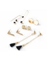 5Pcs Fashionable And Simple Ear Nailswafer Tape Earrings And Ear Lines, hi-res