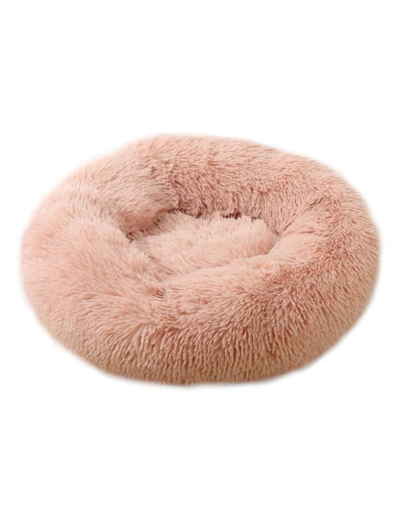 60 X 60Cm Soft Fluffy Pet Bed - Pink, hi-res image number null