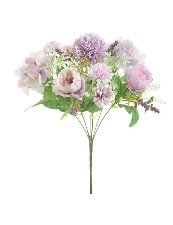 7 European-Style Colorful Peony Artificial Flower Wedding Wedding Road  Home Interior Personality Floral Decoration Light Purple, hi-res image number null