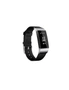 Bands Compatible With Fitbit Charge 3Woven Fabric Breathable Watch Strap - Black, hi-res