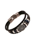 Bracelet Article Braid To Restore Ancient Ways Pu Leather Bracelet - Black, hi-res