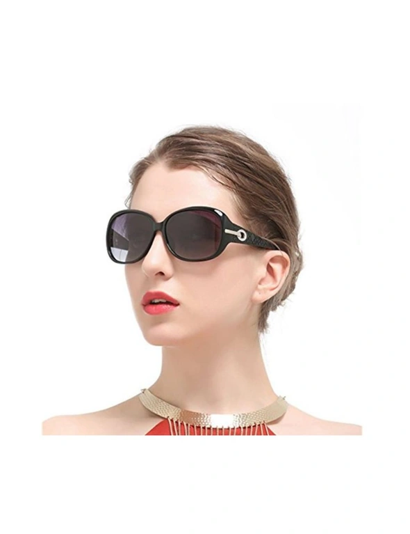 Classic Style Diamond Pattern Polarized Sunglasses, hi-res image number null
