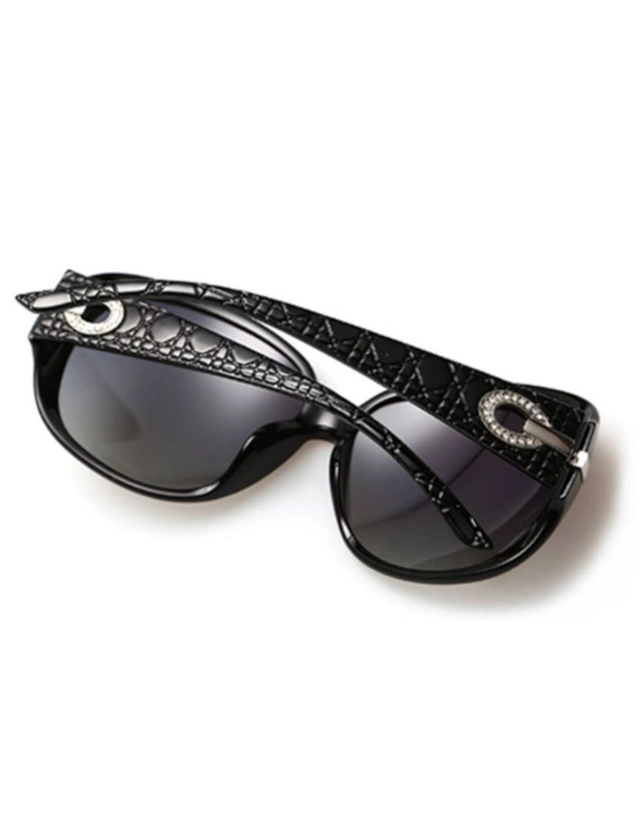 Classic Style Diamond Pattern Polarized Sunglasses, hi-res image number null