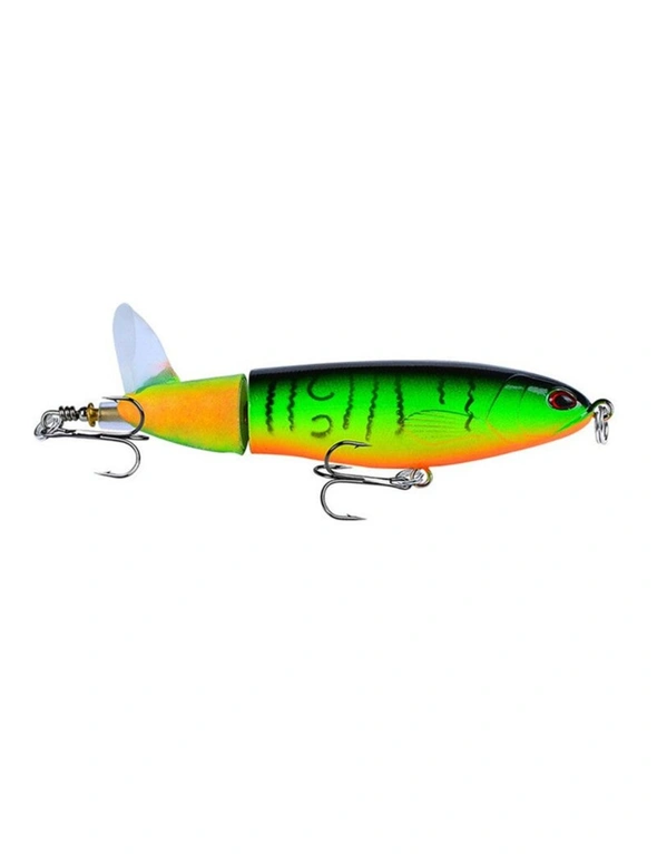 Eye Rotating Tail Topwater Bass Fishing Lure Fish Bait Hooks 15G 11Cm  Dw1222a15g