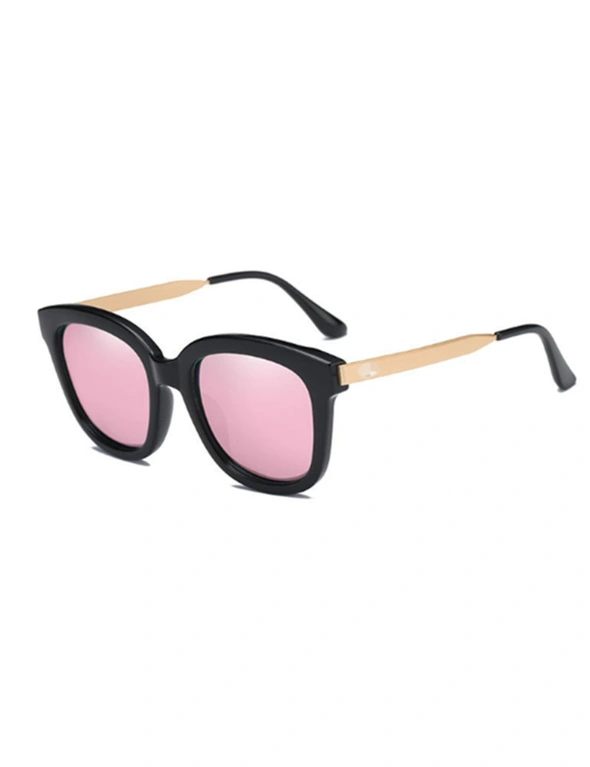Fashion Designer Gold Metal Framed Wayfarer Polarized Sunglasses, hi-res image number null