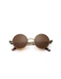 Gothic Steampunk Sunglasses For Women Men Round Lens Metal Frame, hi-res