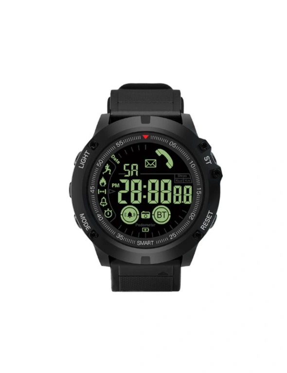 Intelligent Sports Bluetooth Multifunctional Electronic Watch - Black, hi-res image number null