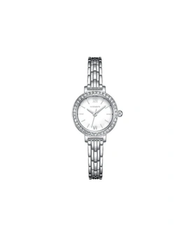 L1059-H Korean Version Of The Bracelet Watch Fashion Simple Quartz Watch Waterproof Female Watch-White