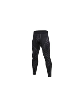 Men's Compression Pants Cool Dry Workout Tights - Grey
