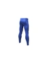 Men's Compression Pants Pocket Baselayer Cool Dry Ankle Leggings Active Tights - Blue - Blue, hi-res