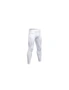 Men's Compression Pants Pocket Baselayer Cool Dry Ankle Leggings Active Tights - White, hi-res