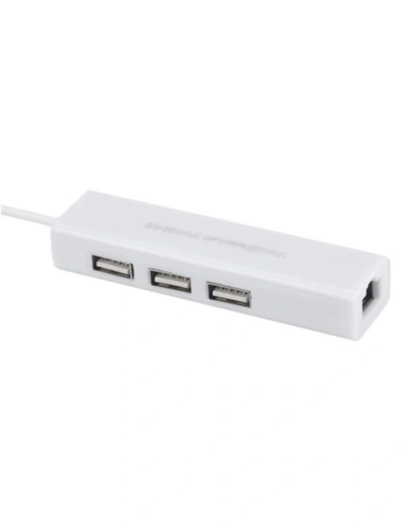 Micro Usb To Network Lan Ethernet Rj45 Adapter With 3 Port Usb 2.0 Hub Adapter Compliant To Micro Usb Interface Version, hi-res image number null