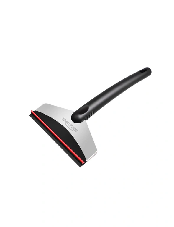 Multi-Functional Stainless Steel Snow Shovel Anti-Ski Shovel - Red, hi-res image number null