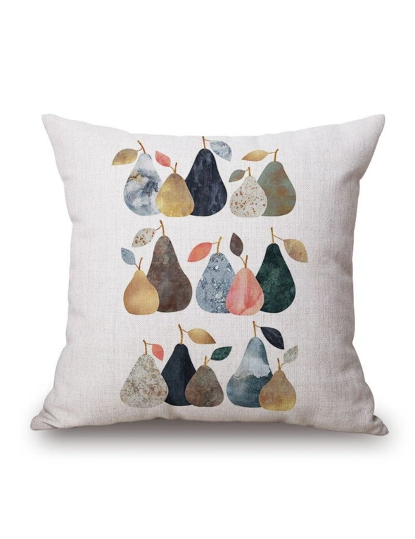 Pears On Cotton&Linen Pillow Cover, hi-res image number null
