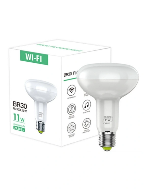 Smart Bluetooth Voice Control Wifi 5-Way Smart Bulb Indoor Lighting Led Bulb Light Mood Light Flood Light Bulb, hi-res image number null