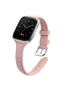 Smart Watch Strap Wrist Strap Top Layer Leather Slim Strap For Fitbit Versa Versa 2 Versa Lite-7 - Pink, hi-res