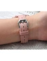 Smart Watch Strap Wrist Strap Top Layer Leather Slim Strap For Fitbit Versa Versa 2 Versa Lite-7 - Pink, hi-res