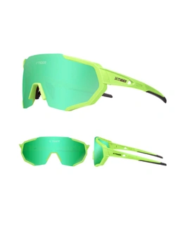 Sport Polarized Sunglasses Cycling Glasses Bicycle Goggles Outdoor Sports Polarizers Men And Women Windshield-10 - Green