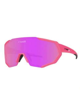 Sport Polarized Sunglasses Cycling Glasses Bicycle Goggles Outdoor Sports Polarizers Men And Women Windshield-9 - Pink