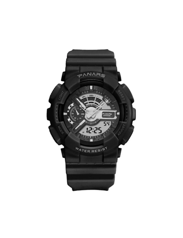Sports Student Waterproof Electronic Watch Luminous Unicorn Watch Unisex Fashion Trend Watch-Black - Black, hi-res image number null