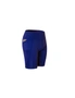 Women Performance Athletic Compression Shorts With Side Pocket - Blue, hi-res