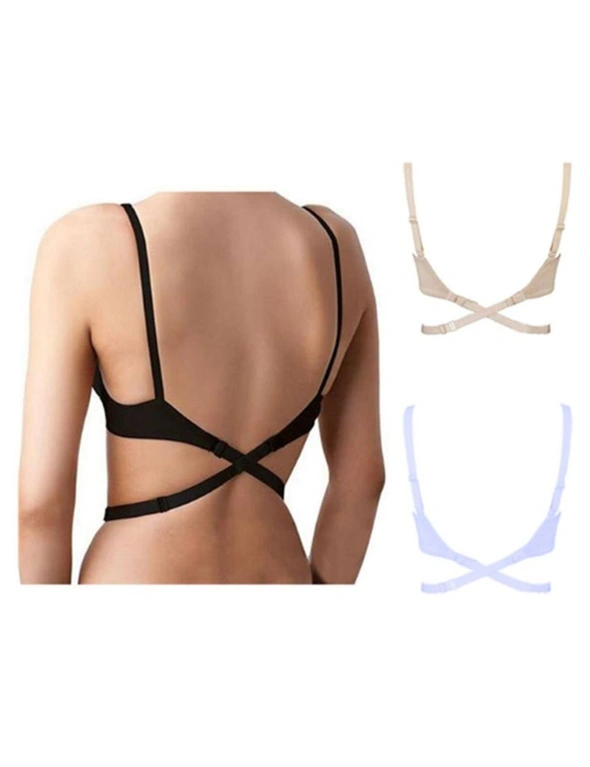 Women'S Low Back Bra Converter For Party Backless Dress With 2 Hook