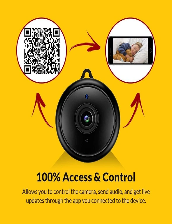 1080P Hd Mini-Remote Surveillance Camera - Camera Only, hi-res image number null