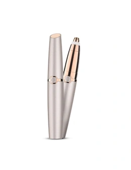 Electric Eyebrow Trimmer Finishing Touch Flawless Brows Hair Remover Led Light - One Size
