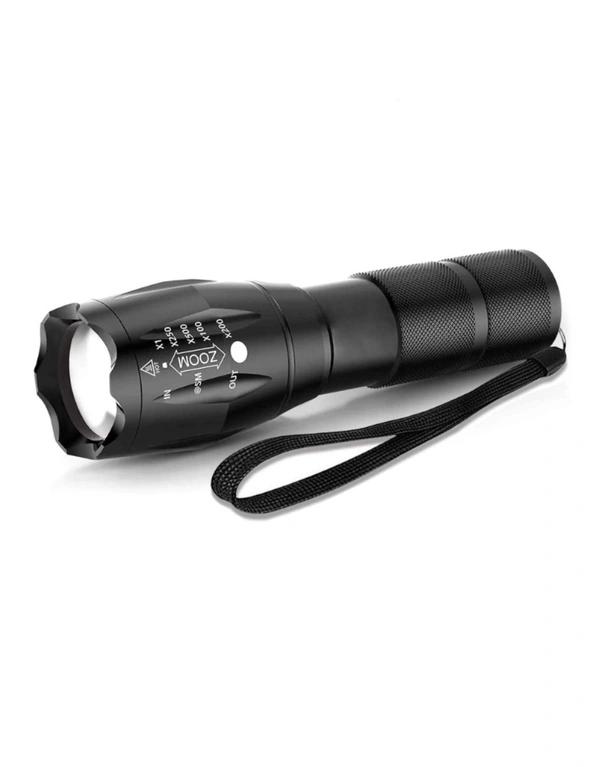 Led Ultra Bright Tactical Flashlight With Adjustable Focus - One Size, hi-res image number null