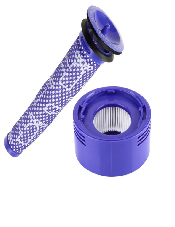 Dyson Replacement Pre Filter + Hepa Post-Filter Kit V7 V8 Vacuum Parts - One Size, hi-res image number null