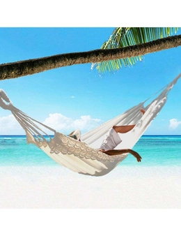 Outdoor Camping Hammock Swing Portable Hanging Chair Garden Decor - One Size