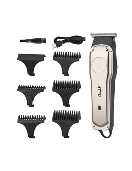 Professional Electric Hair Clipper For Men Mini Portable Beard Trimmer Shaver Cordless Rechargeable Blade Razors Machine - One Size