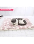 Soft Coral Fleece Warm Winter Dog Bed Pet Mat - Grey - S 49X32cm - Bear, hi-res